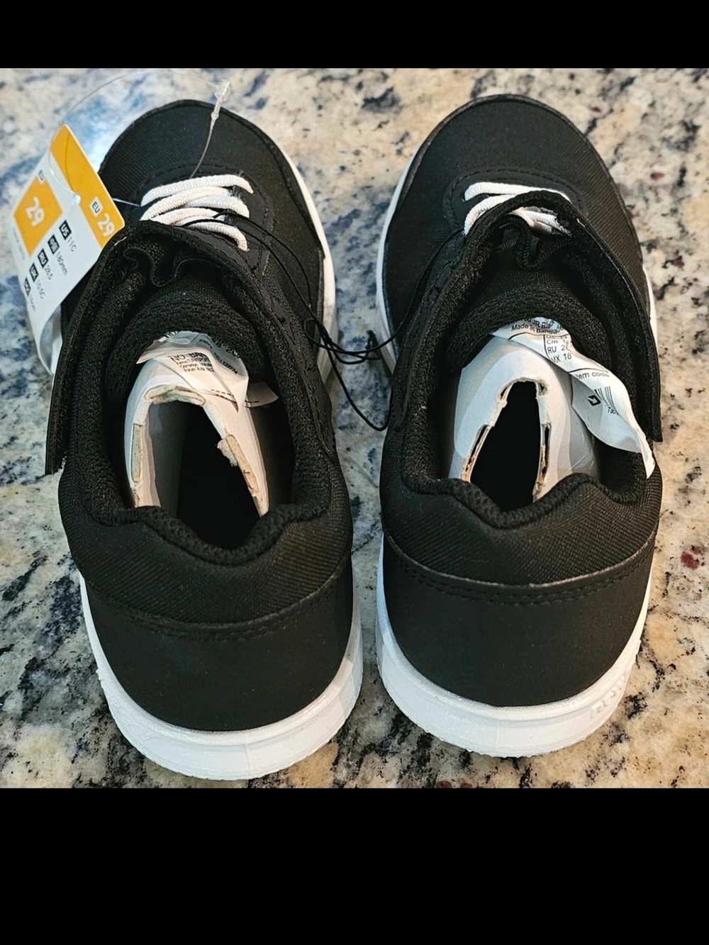 Decathlon Kids' Black Sneakers - EU 29 (US 11C)